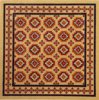 PO19B Moroccan Tiles  15.5 X 15.5 13 Mesh CanvasWorks