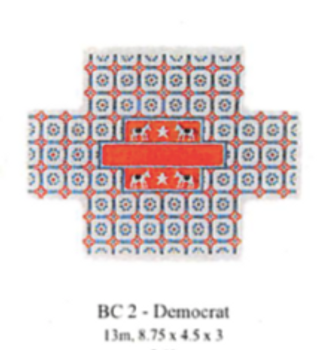 BC2 Democrat 8.75x4.5x3 13 Mesh CanvasWorks 