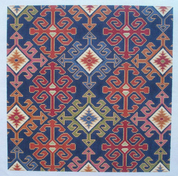 PO120B Anatolian Kilim  16 x 16 13 Mesh CanvasWorks 