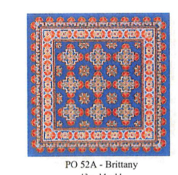 PO52A Brittany  14 X 14 13 Mesh CanvasWorks