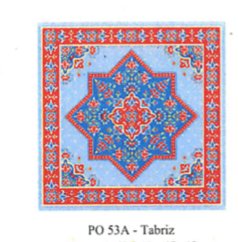 PO53A Tabriz 17 x 17 18 Mesh CanvasWorks