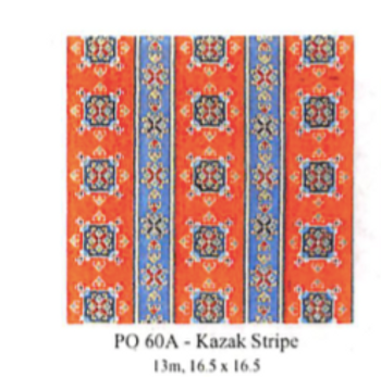 PO60A Kazak Stripe 16.5 x 16.5 13 Mesh CanvasWorks