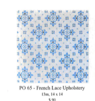 PO65 French Lace Upholstery   14 X 14 13 Mesh CanvasWorks