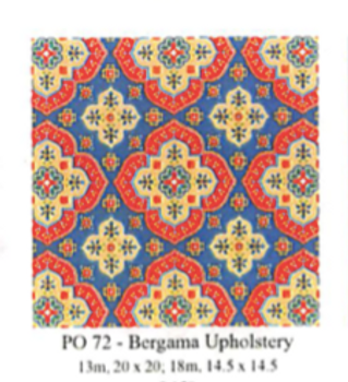 PO72 Bergama Upholstery 14.5 x 14 5  18 Mesh CanvasWorks