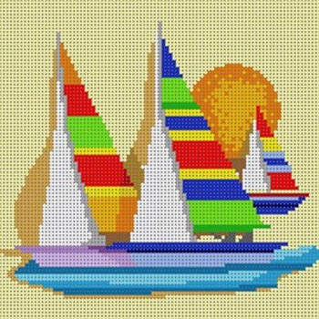 X-170 Sailboats 13 Mesh 7x7 Treglown Designs