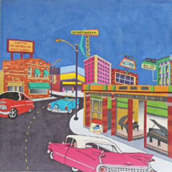 CAR 513 ROCK & ROLL BLVD. 12 X 12 13 Mesh  SANDI CARPENTER