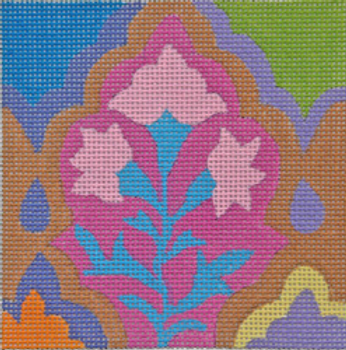 SC957 Arabesque tiles in pink 4 x 4 13 MESH SALLY COREY