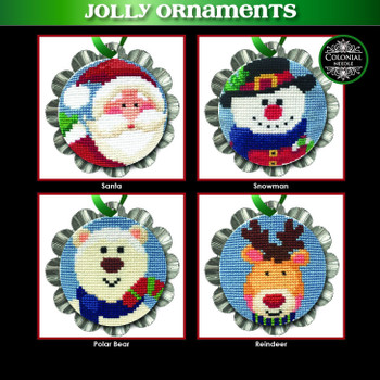 CN0118 Jolly Snowman Tin Kits Creative Needle Arts