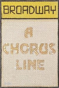 HO1793 A CHORUS LINE 3 X 4.5, 18 Mesh Raymond Crawford Designs