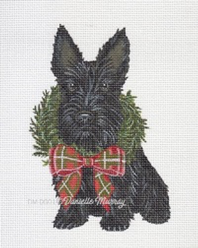 DM-DG01 Holiday Scottie standup  4.5x6.5 18 Mesh Danielle Murray