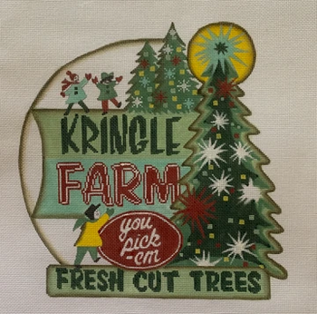 LS-ST01 Kringle Farm 10x9 18 Mesh  Lori Seibert