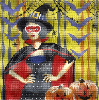 LS-HG07 Spooky Girl 6x6 18 Mesh  Lori Seibert