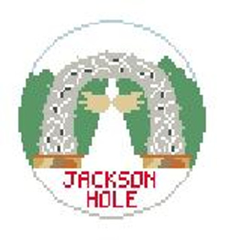 BT863 Jackson Hole Entrance 4" Diameter 18 Mesh Kathy Schenkel Designs