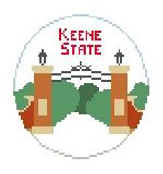 BT800 Keene State College 4" diameter 18 Mesh Kathy Schenkel Designs