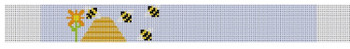 KF-512 Bee Hive and Bee 8 1/2" 18 Mesh LOOP KEY CHAIN The Meredith Collection