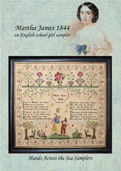 Martha James 1844 383w x 329h Hands Across The Sea Samplers 19-1937 YT