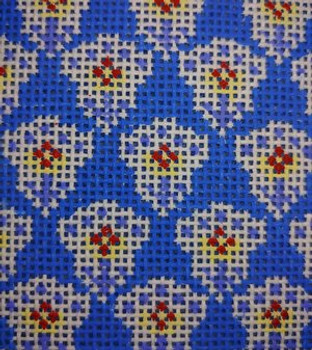 AF55	Blue Provence Insert 3" x 3"	14 Mesh Anne Fisher Needlepoint, llc