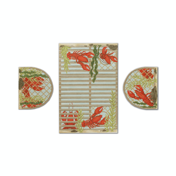 SA-DS 16 Lobster Trap - curved top 18 Mesh 12.5 x 8 Door Stop  Starke Art Designs