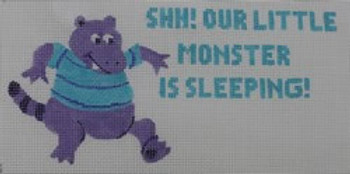 WWCO2007 Little Monster Sleeping Door Hanger Mesh Waterweave