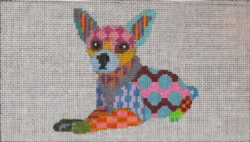 276-A	Small Chihuahua 4x3.518 Mesh Pajamas and Chocolate