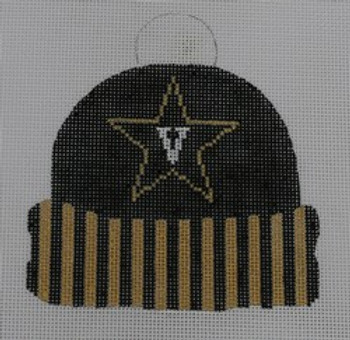 CC114 Vanderbilt Cap 4.25 x 4.5 18 Mesh Kristine Kingston Needlepoint Designs