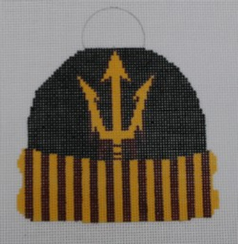 CC132 Arizona State Cap 4.25 X 4.5 18 Mesh Kristine Kingston Needlepoint Designs