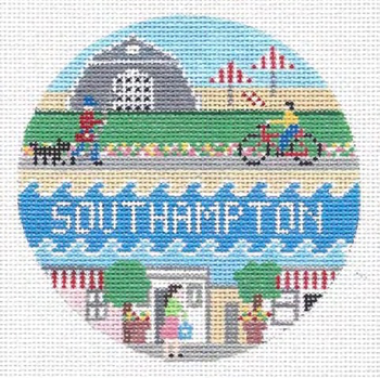 Southampton New York 4.25 x 4.25 18 Mesh Doolittle Stitchery R328