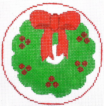 HB-502 Wreath Coaster/Ornament 4" Round 18 Mesh Hummingbird Designs