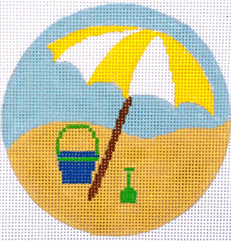 HB-519 Umbrella Yellow 4" Round 18 Mesh Hummingbird Designs