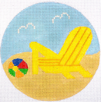 HB-523 Chair Yellow 4" Round 18 Mesh Hummingbird Designs