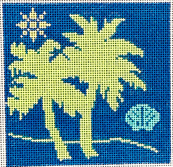 BP-46 Palm Tree Series - Lime Green 4x4 18 Mesh BP Designs