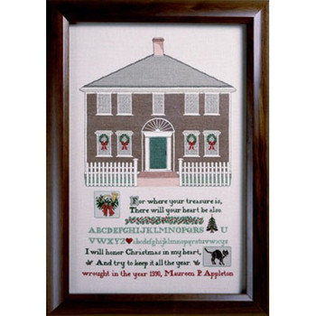 Kit 26 “Storrowton Village, MA.  Sampler Series III” The Gilbert Homestead ~ 1794 West Springfield The Heart's Content