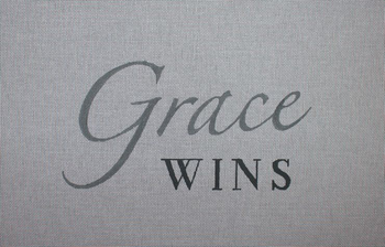 AC616 Grace wins Canvas Cut 22 x 15 13 Mesh Colors of Praise