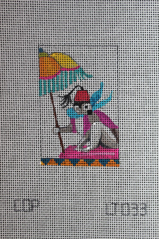 LT033 monkey w umbrella  2x3 18 Mesh Colors of Praise