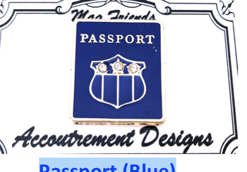 Travel Passport (blue) NEEDLEMINDER Magnet Accoutrement Designs