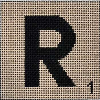 Scrabble R, 5″x5″, 13 Count Point2Pointe