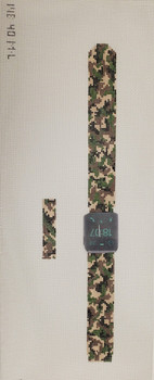 Watch Band WB40 Small 1pc 5.25 x 1, 2 pc 3.5 x 1 GREEN CAMO Point2Pointe