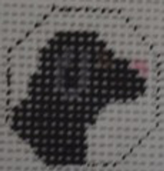 030-Black Lab 1 Inch Square, 18 Mesh Point2Pointe