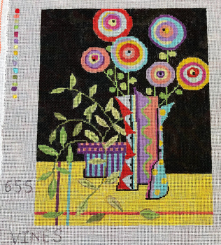 PM655 Vines Still Life Mesh Penny MacLeod The Collection Designs