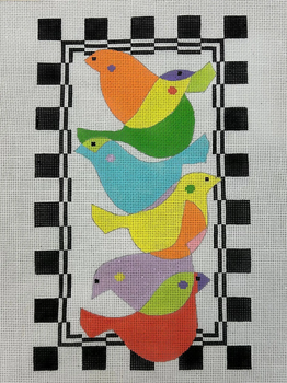 PM905 6 Birds 6x10 1/4, 18M Penny MacLeod The Collection Designs
