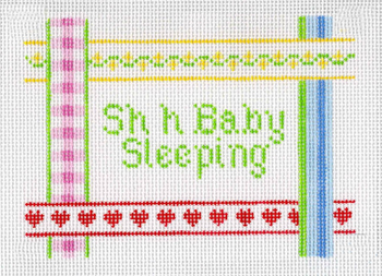 Baby Sleeping:SI295 Ribbons-Baby Sleeping Mesh The Collection Designs!	