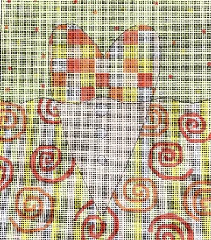 PM951 One Heart 6 1/2 x 7 1/2 18M Penny MacLeod The Collection Designs