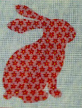 Bunnies:SB938A Bunny (lt pink w/dark pink flowers) Mesh The Collection Designs!