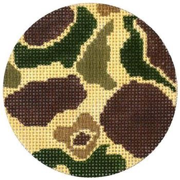 GEP263 Camo 3 inch round 18 Mesh Gayla Elliott