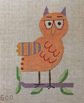 PM500 Orange Owl 4 x 6 1/2 18M Penny MacLeod The Collection Designs