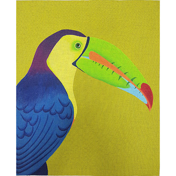 ZE642 Toucan Portrait 14.5″ x 17.5″ 18 Mesh Zecca