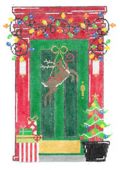 S-206L December Door 6 x 8 18 Mesh The Meredith Collection