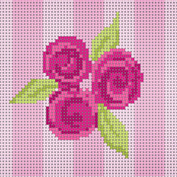 TT-30a Rose  3 1/4 x 3 1/4 18 Mesh The Meredith Collection