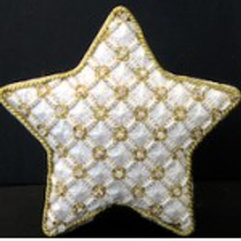 Wg11829B Jessie's Star - Gold 6"   18 ct  Whimsy And Grace With Wg11829C Crystals