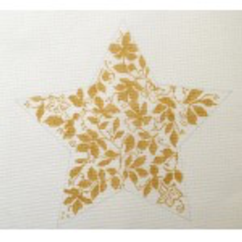 Wg12885 11" Teri's Brocade gold Star 18 Count Whimsy And Grace